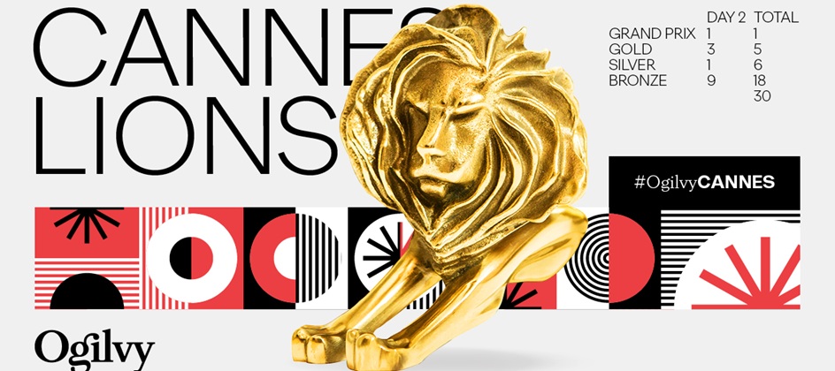 Ogilvy Network reaches 30 Lions at Cannes